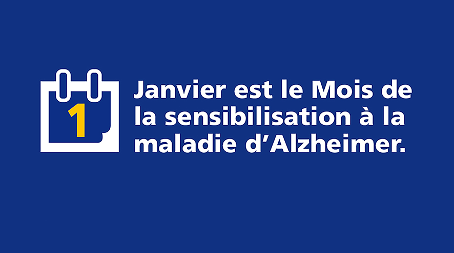 Janvier est le mois de la sensibilisation à la maladie d'Alzheimer