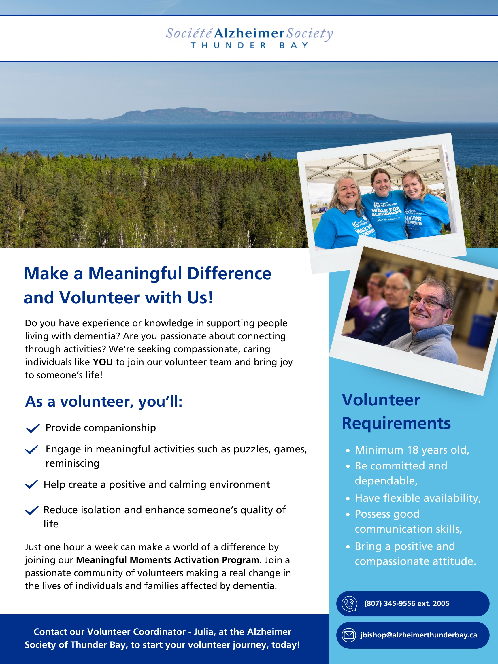 Volunteer With Us