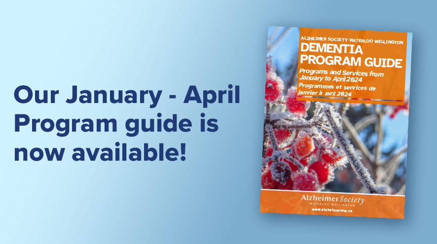 Our January to April Program guide is now available!