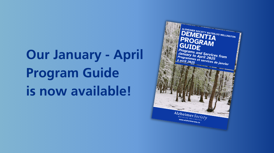 Our January - April Program Guide is now available!