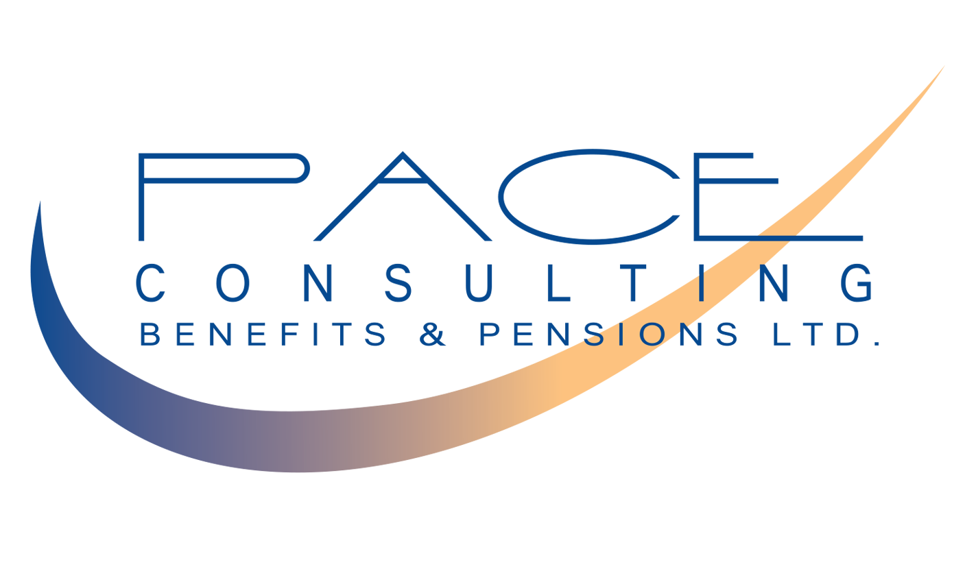 Logo for PACE Consulting with the a blue and yellow swoop through the lettering.