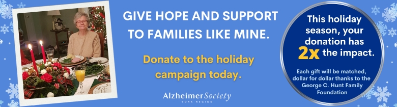 Holiday Campaign Banner with impact and Eileen. 