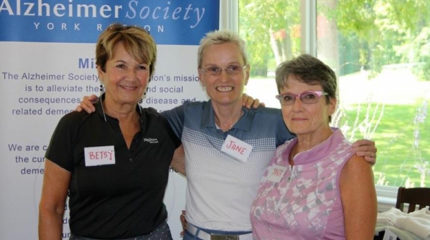 Betsy, Jane and Tara are the founders of the Golf2Remember tournament