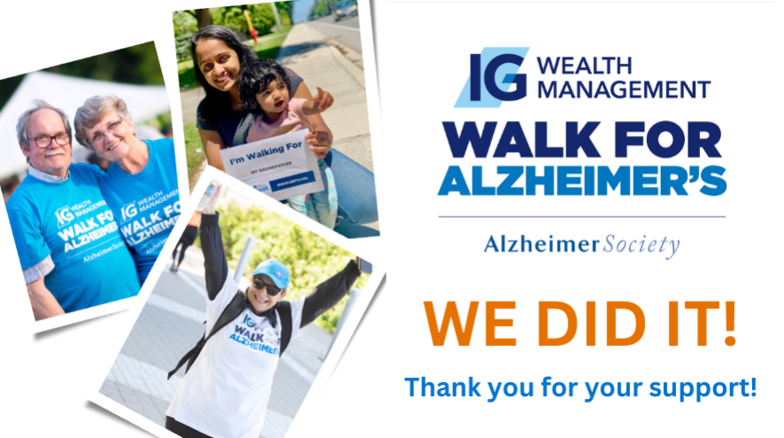 The 2023 #IGWalkforAlz was a success thanks to you!