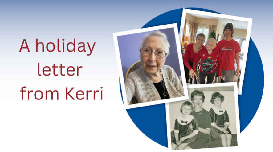 A holiday letter from Kerri