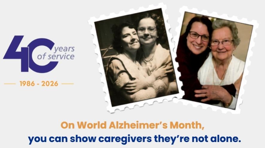 Show caregivers they're not alone for World Alzheimer's Month.