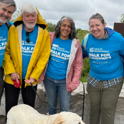 Thornhill resident Leela D’Cruz participates in the #IGWalkforAlz because she knows the impact of dementia